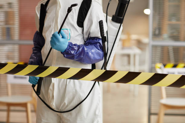 Professional Biohazard Cleanup technician working in Fairfax, IA